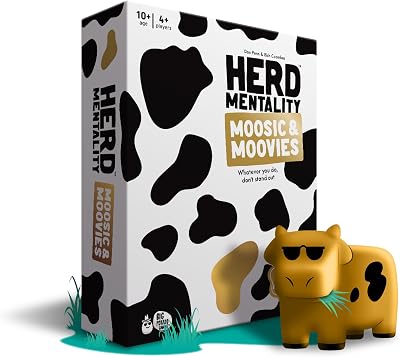 Big Potato Herd Mentality Moosic & Moovies Expansion – Family Party Game 10+ 4+