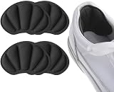 Molain 2 Pairs Heel Grips Self-Adhesive Anti-Slip Cushions Black view 9
