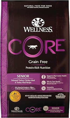 wellness core grain free senior formula
