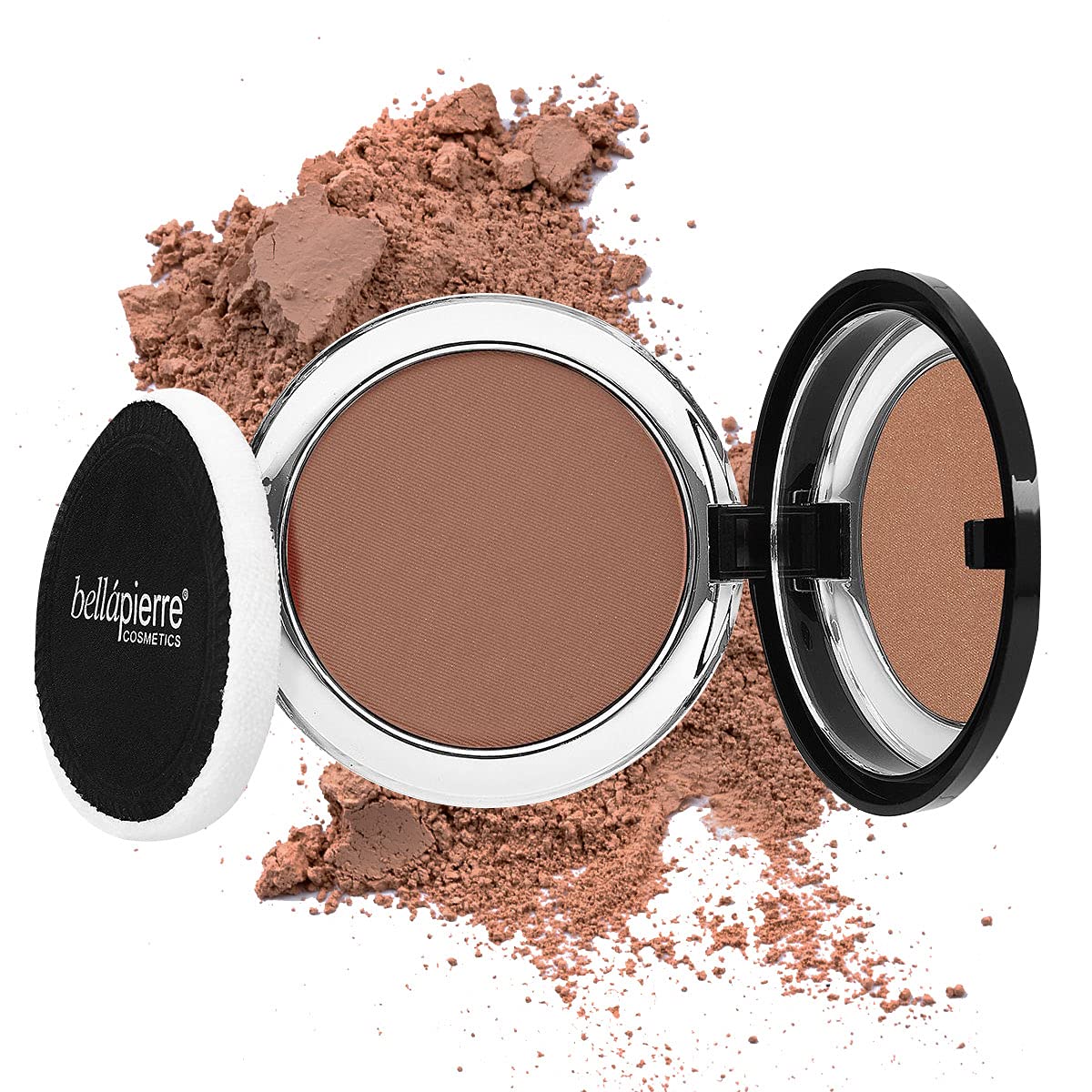 bellapierre Compact Mineral Blush Warms Complexion for a Healthy Glow | Non-Toxic & Paraben Free | Hypoallergenic & Safe for All Skin Types – 10 Grams – Amaretto