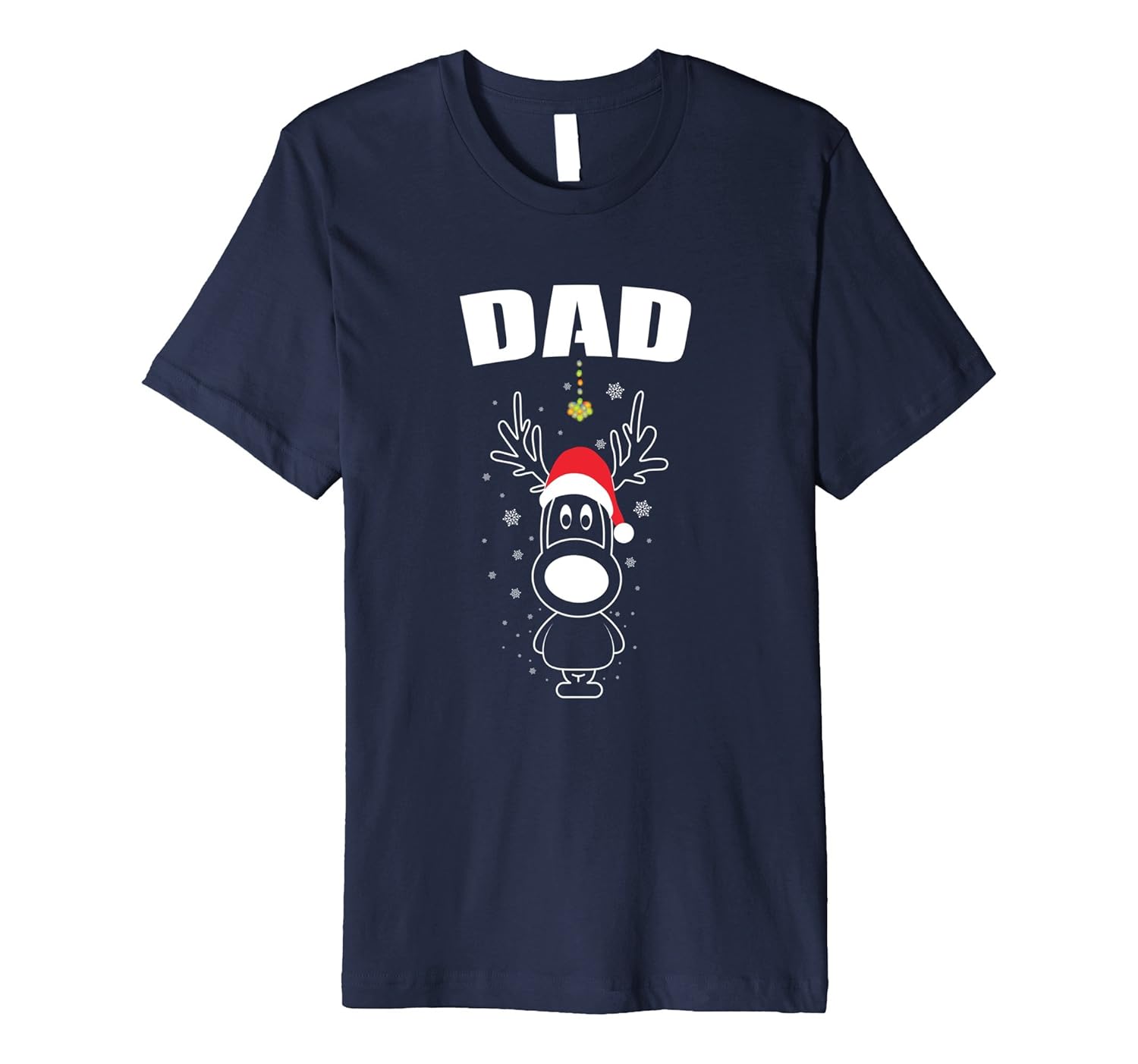 Mens Dad Christmas Reindeer Family Matching Pajamas T-Shirt Gift-ANZ