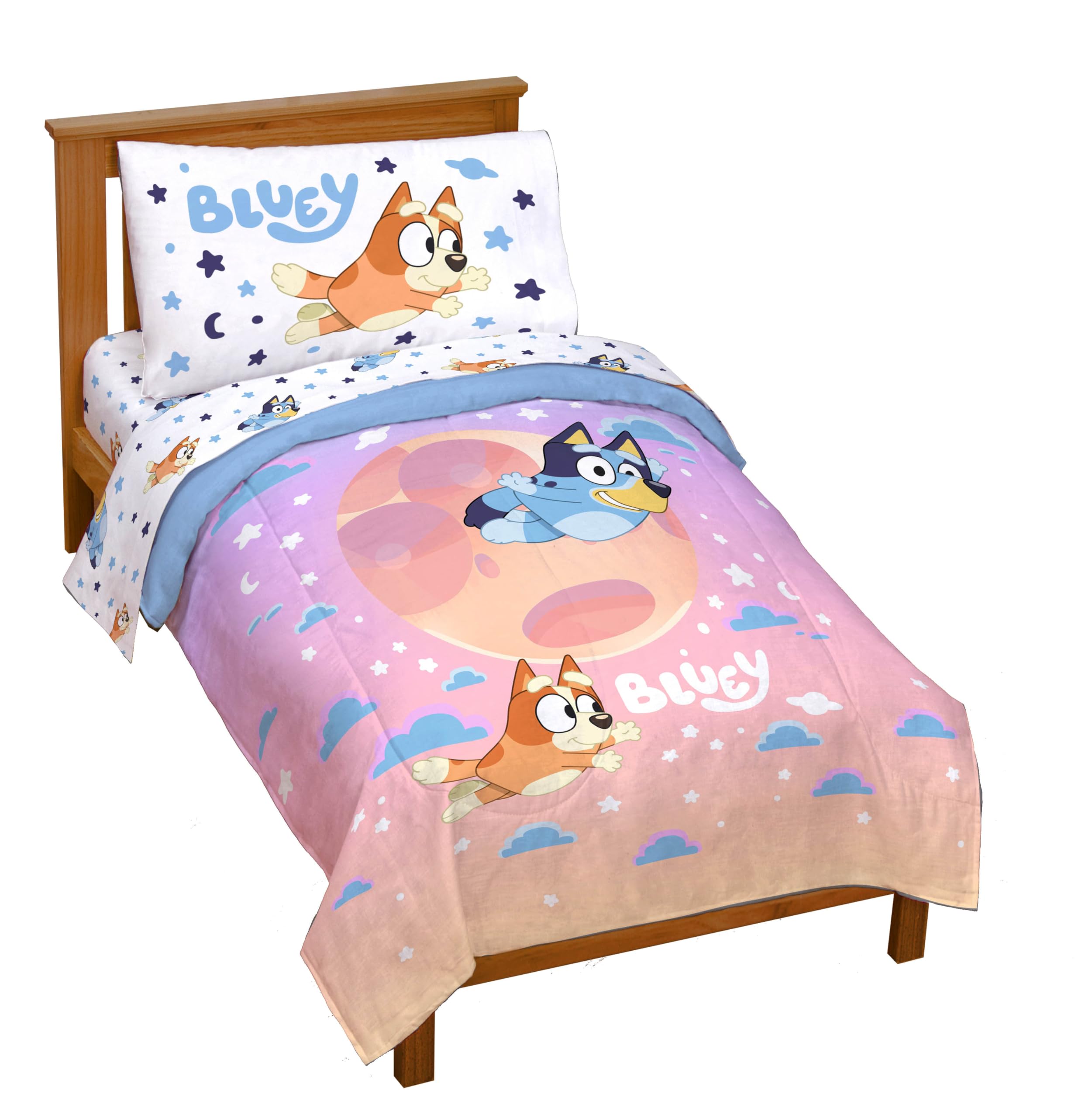 Strawberry Shortcake Twin Bedding Set - 5-Piece Kids Comforter Set With Sheets & Pillowcases