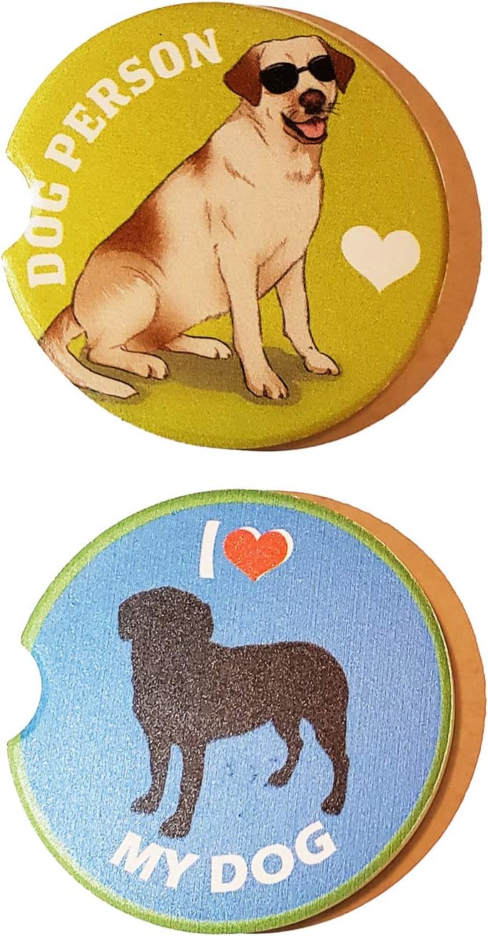 Sonoran Souvenirs Car Coasters Water Absorbent Ceramic Small 2.56