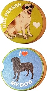 Sonoran Souvenirs Car Coasters Water Absorbent Ceramic Small 2.56