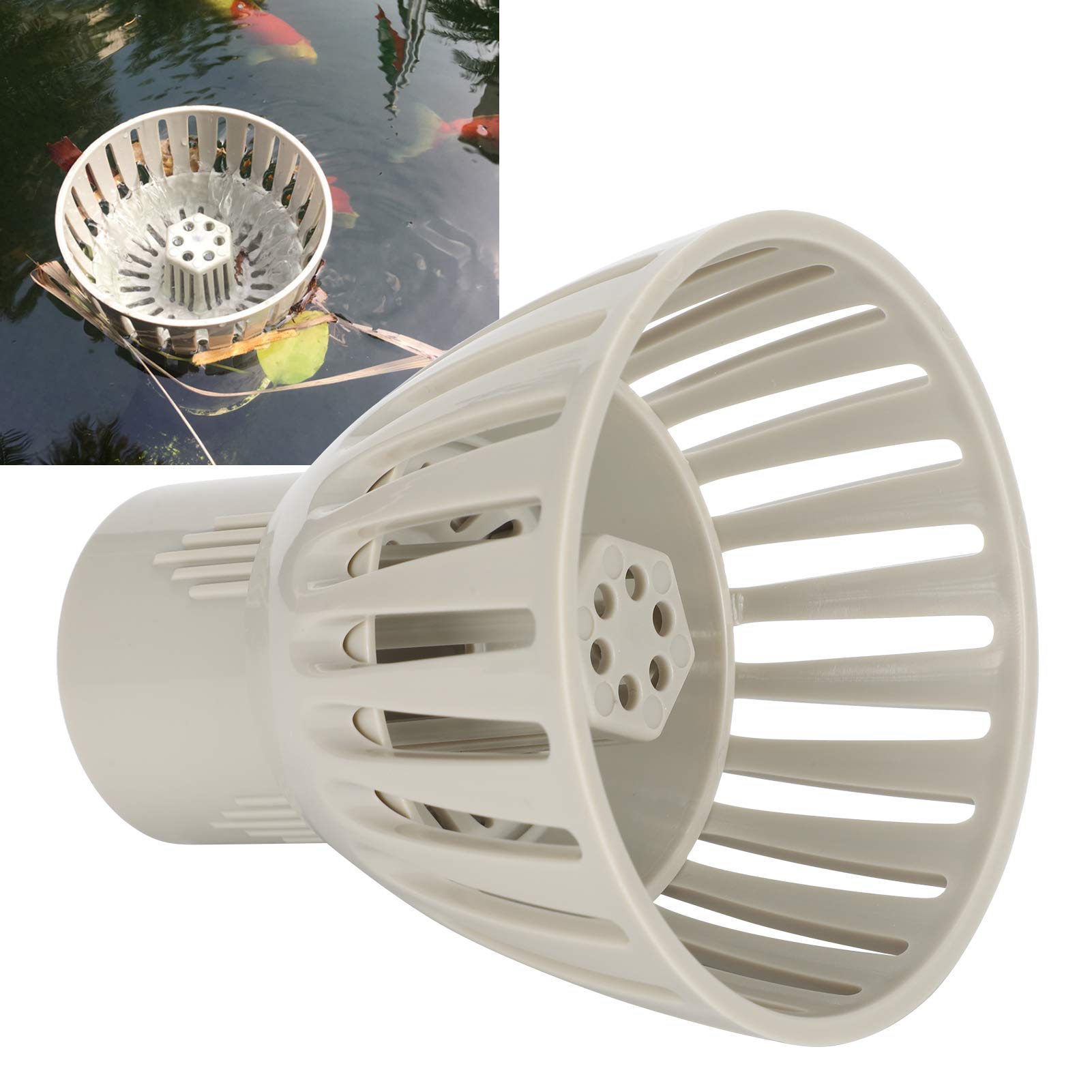 Pool Skimmer Basket Plastic Swimming Pool Strainer Pool Filter Debris Leaf Collector Pond Cleaning Tool Pool Supplies Skimmers[50MM] Skimming & Fish Nets