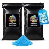 Black-Out Gender Reveal Burnout Powder - 2 lbs - Blue | Color powder in blackout bags for gender reveals, car burnouts, photoshoots, and parties. Burnout Powder - 2 lbs Blue