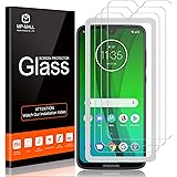 MP-MALL 3-Pack Screen Protector Compatible for Motorola Moto G7, Moto G7 Plus Tempered Glass Easy Installation Alignment Fram