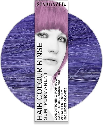 Stargazer Purple Semi Permanent Hair Dye - Ammonia Free, Conditioner
