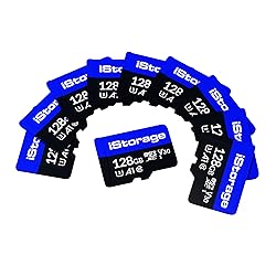 10 Pack iStorage microSD Card 128GB | Encrypt Data