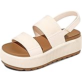 Lovee Cosee Platform Water Sandals for Women Chunky Wedge Lug Sole Comfortable Waterproof Summer Walking Beach Shoes