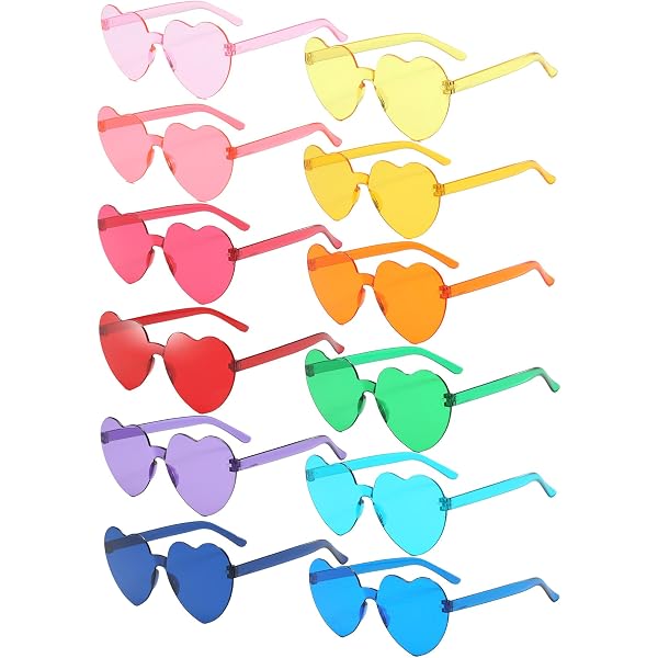 Amazon.com: Kanayu Party Fun Sunglasses Bulk Retro Mixed  display picture 1