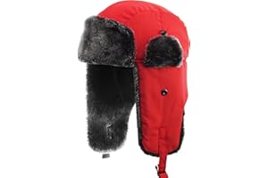 KBETHOS Basic Solid Blank Aviator Trapper hat Trooper Ear Flaps Ushanka Eskimo Russian Warm Winter Cold