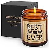 Lavender Scented Soy Candles, HBESTIE Funny Candle Gifts for Best Mom Mother, Mothers Day Gifts from Daughter Son, Funny Gift