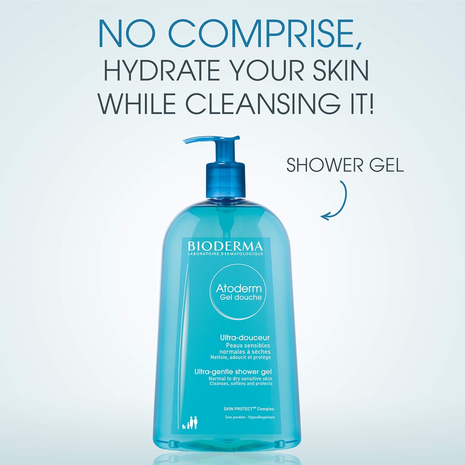 Bioderma - Atoderm - Cream - Nourishing Body Cream - for Normal to Dry Sensitive Skin - 16.7 fl.oz.: Premium Beauty