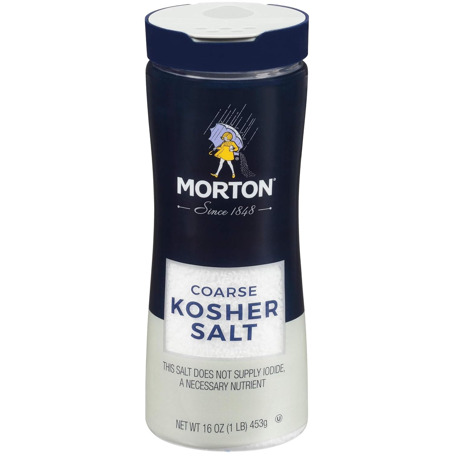 Morton Kosher Salt, Coarse, 16 Ounce (Pack of 12) : Grocery & Gourmet Food