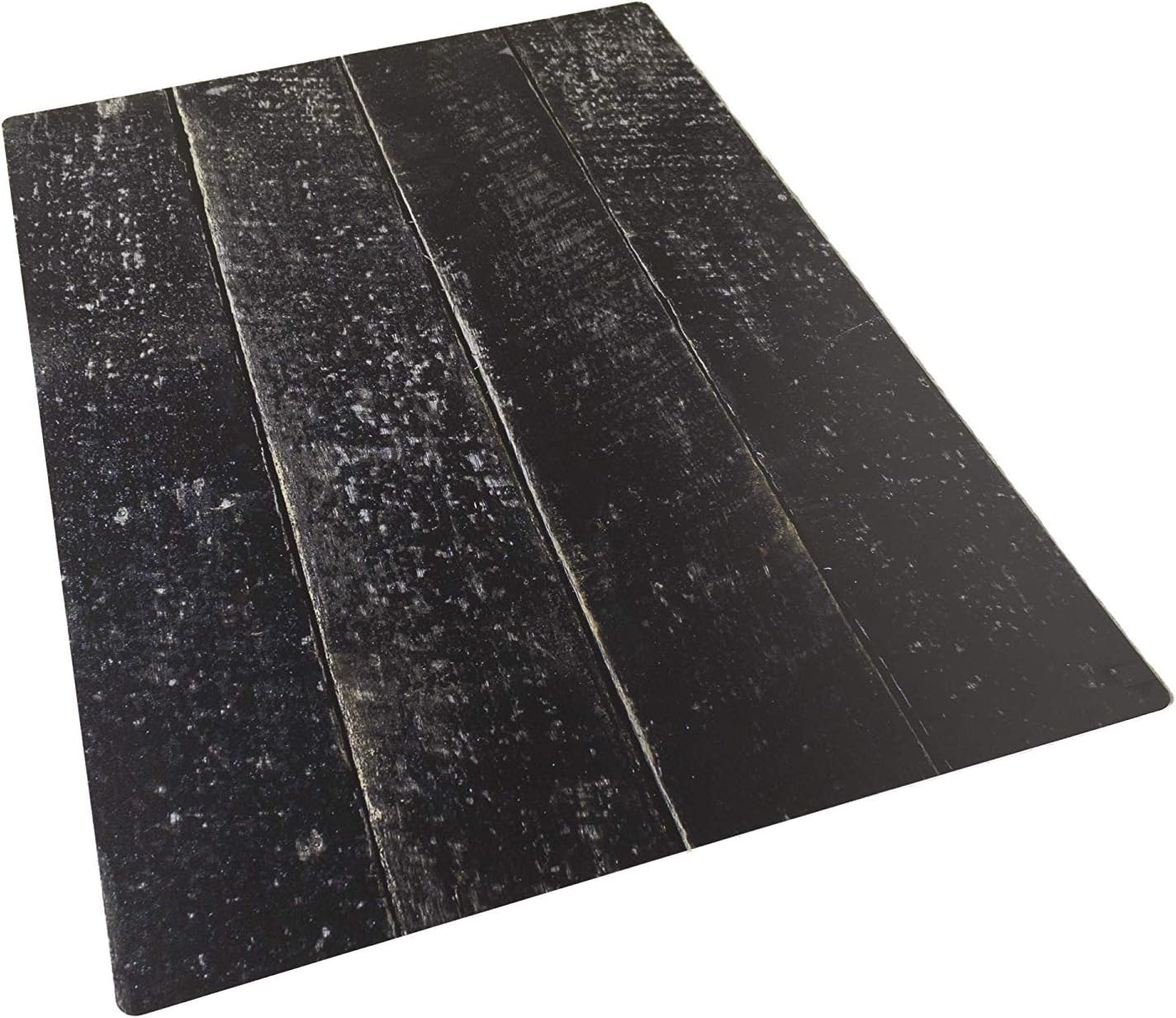 Bessie Bakes Super-Thin & Pliable Black Reclaimed Wood Replica Backdrop for Food & Product Photography 2 ft x 3ft | Moisture Resistant Stain Resistant Lightweight