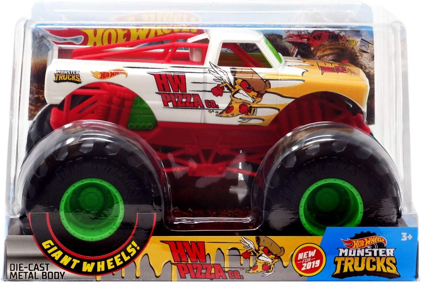 HW 2019 Monster Trucks Pizza CO. 1:24 