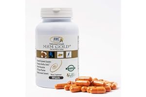 MSM Gold Systemic Enzyme, All Natural, Vegetarian Capsules, Super Antioxidant, Supports Healthy Joints and Muscles by NWC Naturals, 150 Count