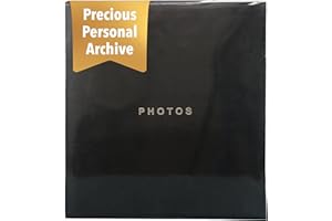 KIERA GRACE kieragrace KG Jocelyn Photo Album – Black, Holds 400 4" x 6" Photos