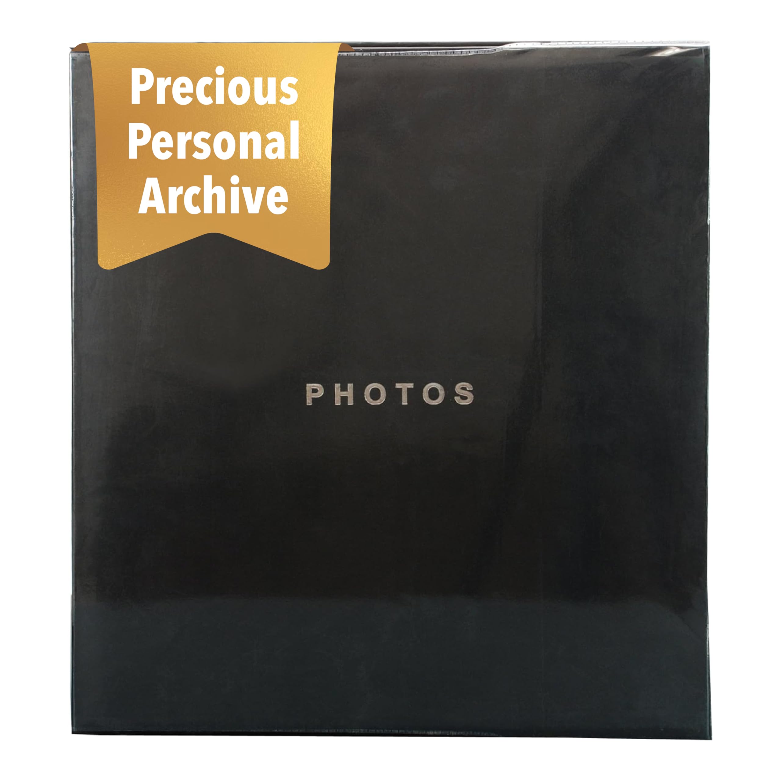 Kiera Grace Photo Album, Black, 4" x 6" (Pack of 1)