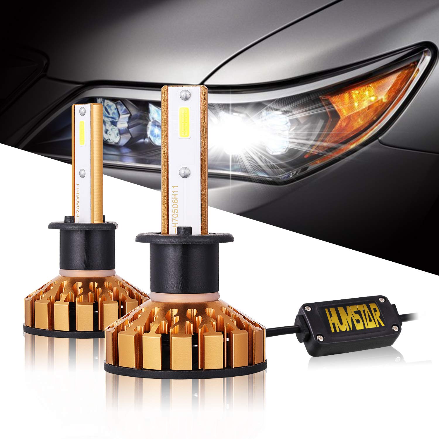 Headlight & Tail Light Conversion Kits HUMSTAR H7 Led Headlight Bulb