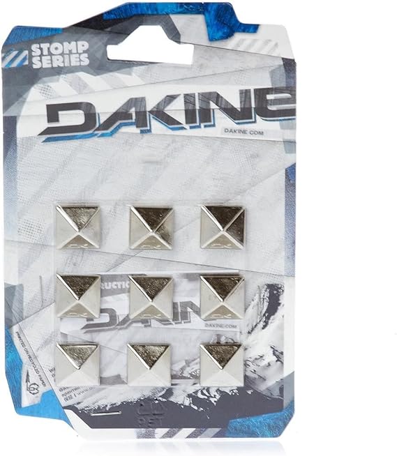 Dakine Snowboarding Pyramid Studs (Chrome, 0.6 x 0.6Inch
