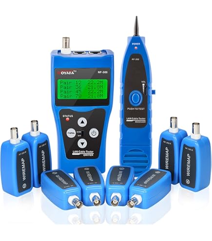 nashu4mama　計4点 NF-388 Multipurpose Network Cable Tester Tracker Tracer