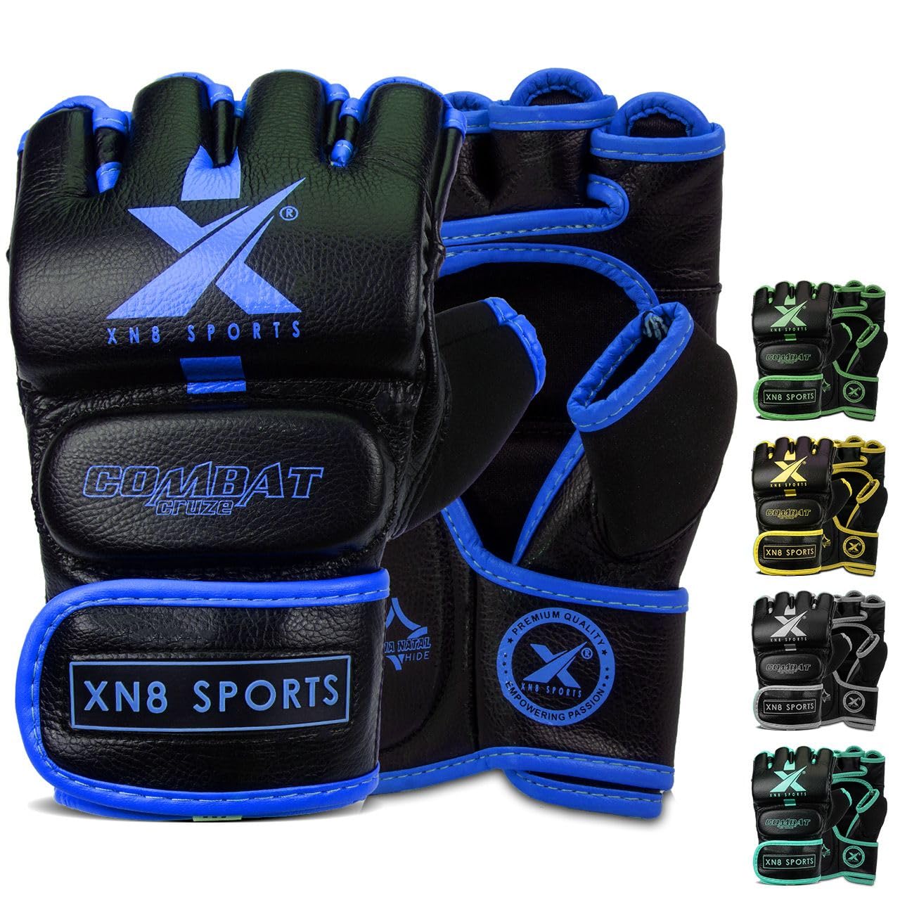 XN8 MMA Gloves Grappling Sparring Training Martial Arts For Cage Fighting, Muay Thai, Kickboxing Combat Sports and Punching bag Mitts