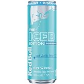 Red Bull Iced Edition Sugarfree Energy Drink, Iced Vanilla Berry, 12 fl. oz. can, with 114mg Caffeine, Taurine &amp; B Vitamins