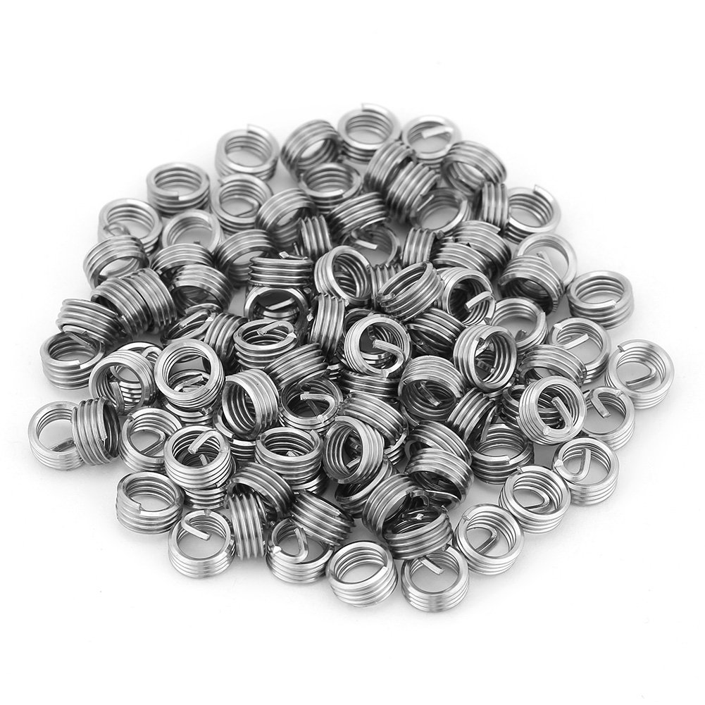 100pcs Thread Repair Insert Kit, Stainless Steel