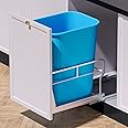 Insputer Pull Out Trash Can Under Cabinet with Soft-Close Slides, Heavy Duty Under Sink Trash Can Kit for Kitchen, Garbage Can Not Included, Requires Minimum Cabinets Opening 12" W X 18" D