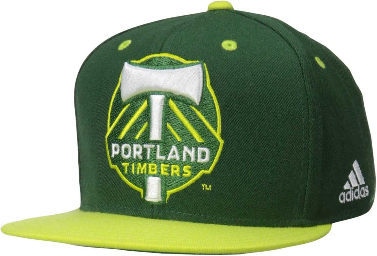 Amazon.com : MLS Portland Timbers Men's Team Logo Two Tone Flat Brim Snapback Hat, One Size 