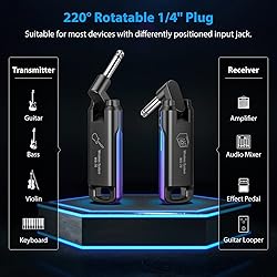 LEKATO Wireless Guitar System UHF Wireless Guitar