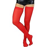 ToBeInStyle Women's Nylon Thigh High Schoolgirl Opaque Stockings