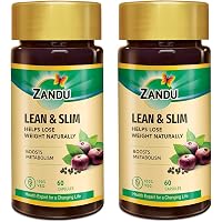 Zandu Lean & Slim - Enriched with the Goodness of 6 Herbs to Help You in Weight Loss Journey | Acts as a Metabolism…