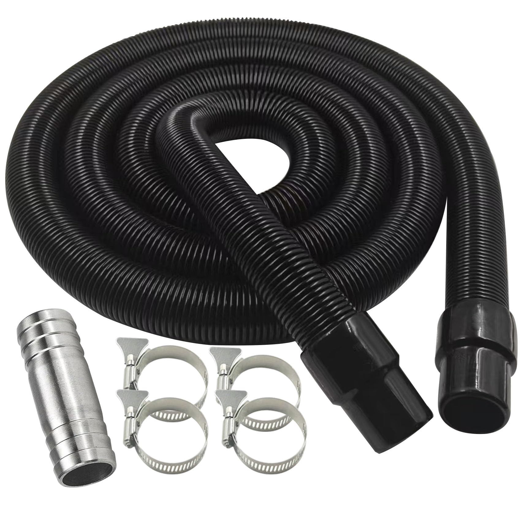 Photo 1 of ***SEE CLERK COMMENTS*** 70424 RV Macerator Hose Sewer Kit for Thetford Sani-Con 62-5800 15/12,62-5800 35/45,22FT Camper Sewage Pump Hose/Waste Water Hose with Connect Fitting,4 tightening hoops, Black