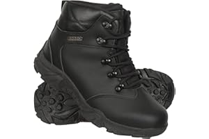 Mountain Warehouse Canyon Kids Leather Waterproof Walking Boots