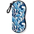 ZAXMEY Sunglasses Soft Case with Carabiner Ultra Light Neoprene Zipper Glasses Case