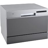 EdgeStar DWP63 21-5/8 Inch Wide 6 Place Setting Countertop Dishwasher - Silver