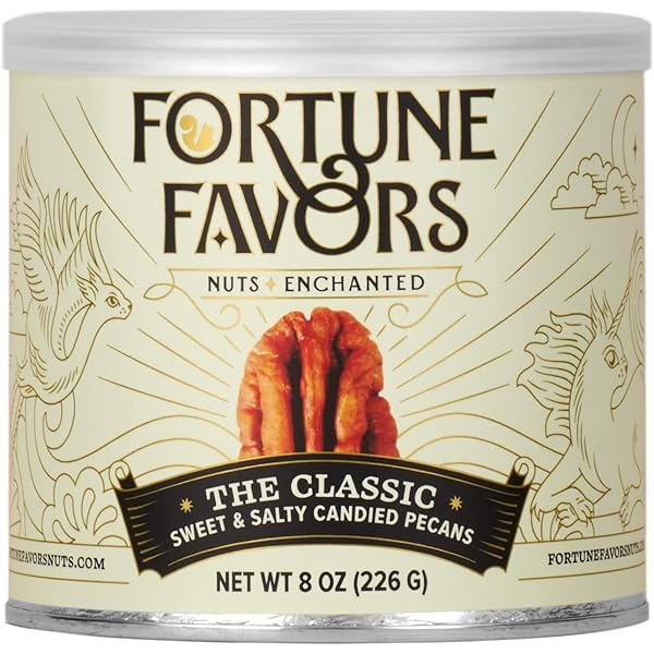 Amazon.com : Fortune Favors Candied Pecans, Sweet and Salty Snack