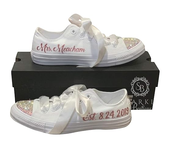 gold wedding sneakers