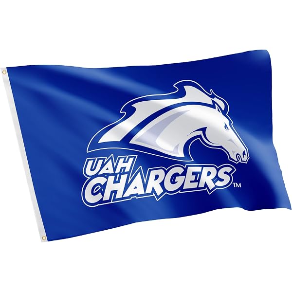 UAH Chargers Lanyard – Breakaway Detachable Keychain ID Holder (Blue) - View #6