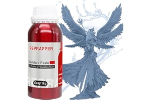 Reprapper ABS-Like 3D Printer Resin, 405nm Fast UV-Curing 1kg Gray 3D Printing Resin Photopolymer Sensitive Resin for LCD Printer, Grey 1000g