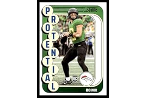 PANINI 2024 Score Protential #11 Bo Nix Denver Broncos RC Rookie NFL Football Trading Card