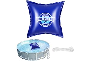 Arock 4' X 4' Pool Air Pillow for Above Ground Swimming Pool, Cold-Resistant Ice Equalizer, Winterizing Winter Closing Pillows, Ultra Thick & Super Durable Pool Cover Pillow - Rope Included