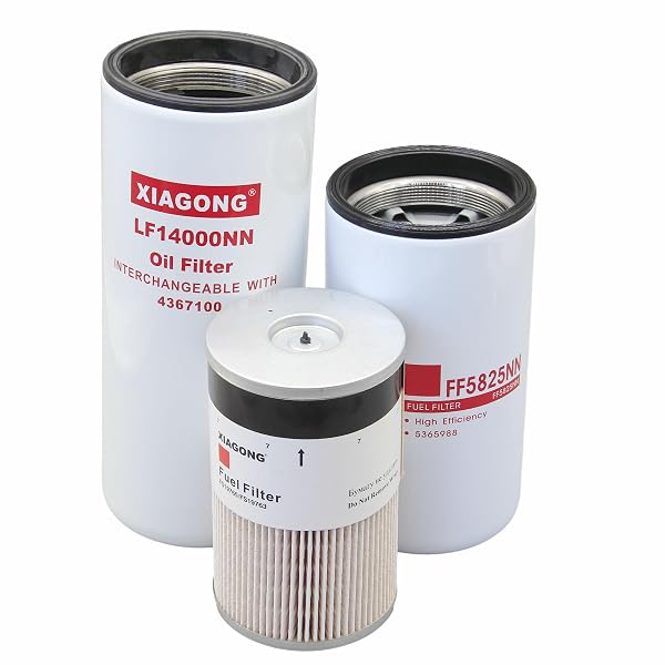 OIL CHANGE KIT LF14000NN FF5825NN FS19765 COMPATIBLE WITH CUMMINS FLEETGUARD