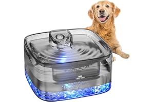 MAILOFY Dog Water Fountain for Large Dogs, 270oz/2.1Gal/8L Large Automatic Pet Water Dispenser, Cat Water Fountain Dog Water Bowl Dispenser with Cleaning Tool & Replacement Filters, for S-L Dogs and Multi-Pet