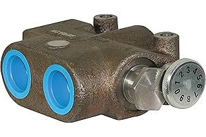 Buyers Products HFD075 Priority Flow Divider Valve, 3/4 NPTF, 3000 PSI Max Operating Pressure, External Adjusting Knob, Hydra