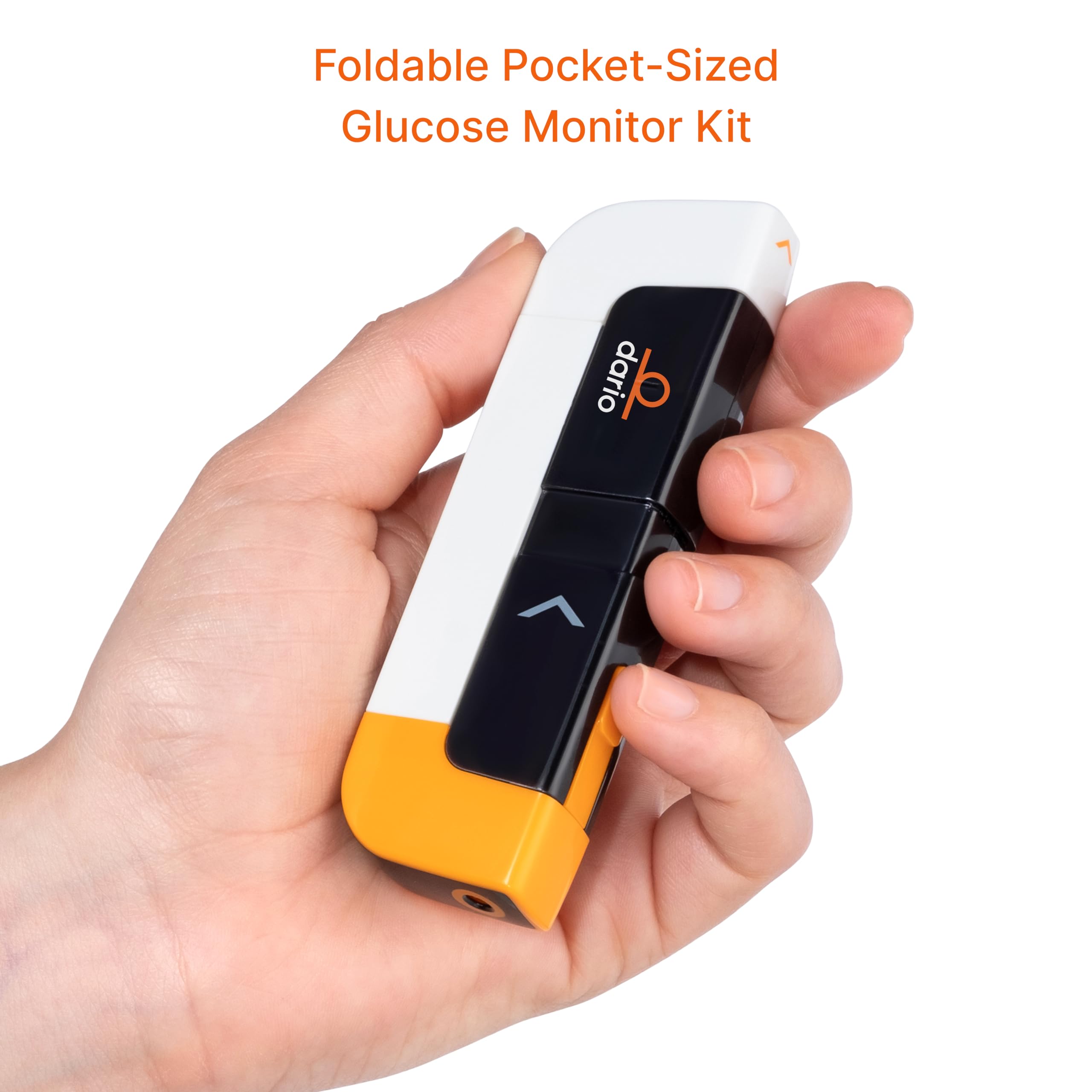 DARIO Smart Glucose Monitor Kit | USB-C Port (Compatible with Android & iPhone 15 and newer) | Test Blood Sugar Levels & Manage Diabetes, Testing Kit Includes: Glucometer with 25 Strips, 10 lancets