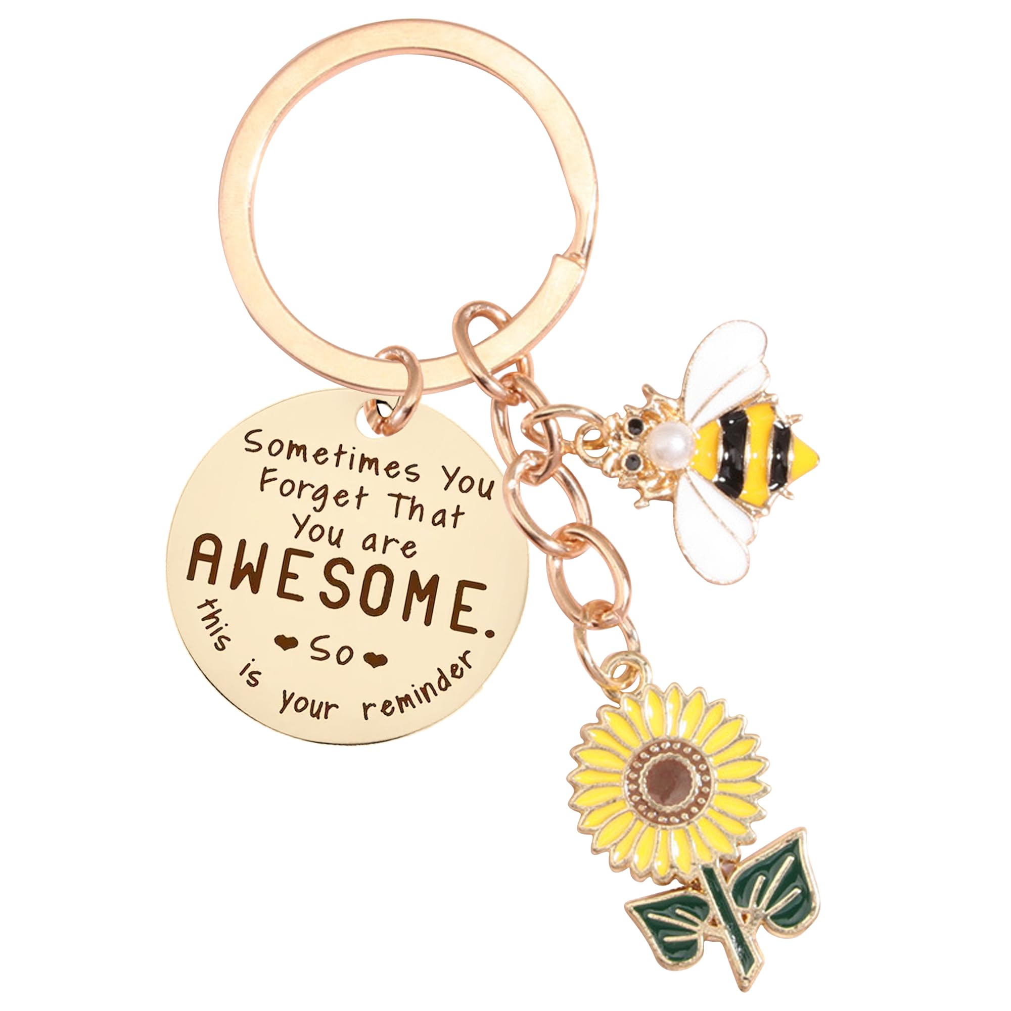 Sunflower Keychains Inspirational Gifts for Women